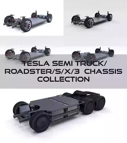 Tesla Chassis Pack Semi Roadster Model S X 3 