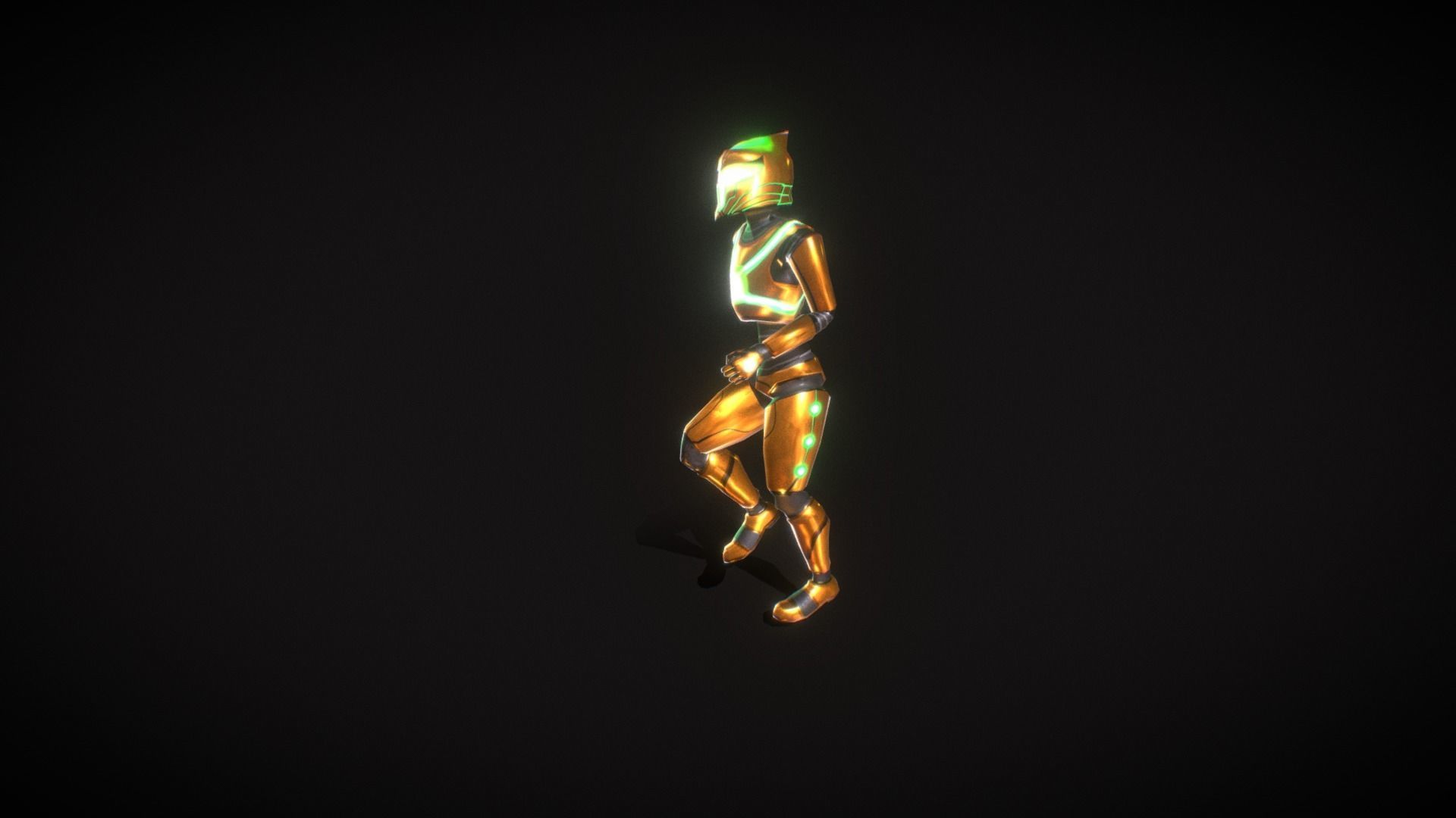 Legendary Robot - Free Low Poly 3d model Free low-poly 3D model_11