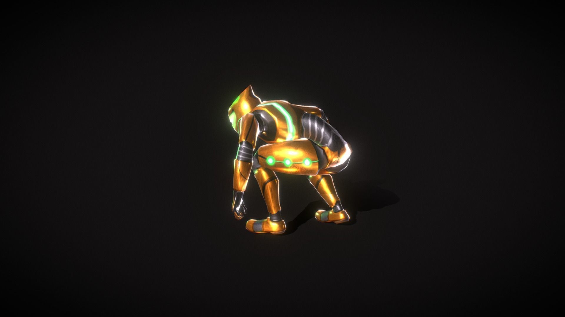 Legendary Robot - Free Low Poly 3d model Free low-poly 3D model_14