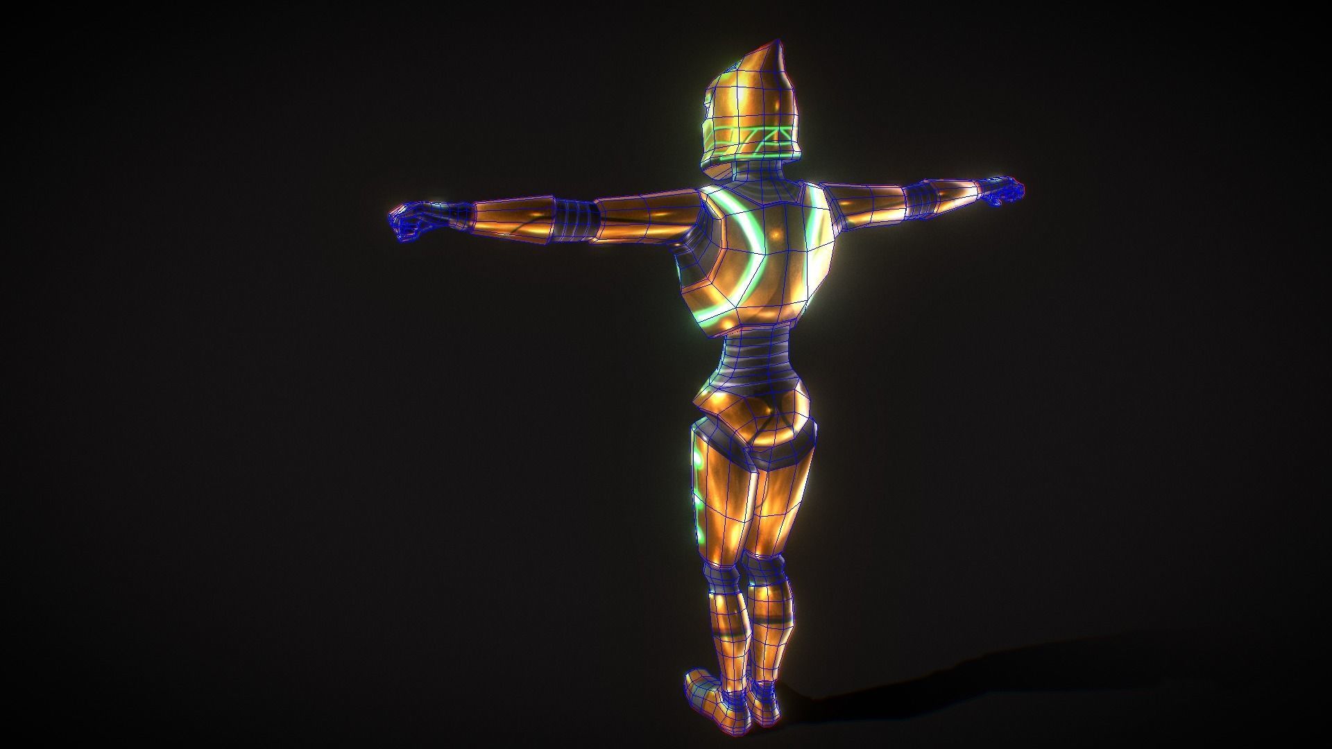 Legendary Robot - Free Low Poly 3d model Free low-poly 3D model_18