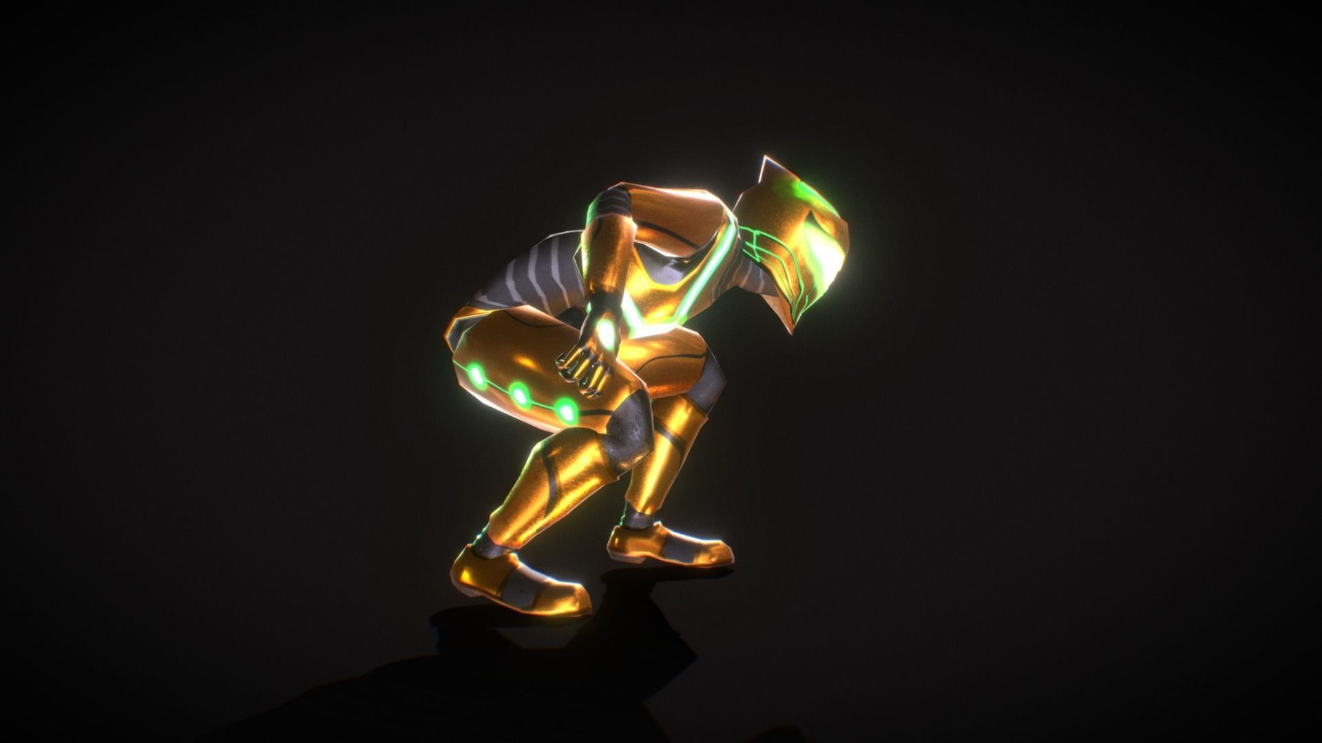 Legendary Robot - Free Low Poly 3d model Free low-poly 3D model_13