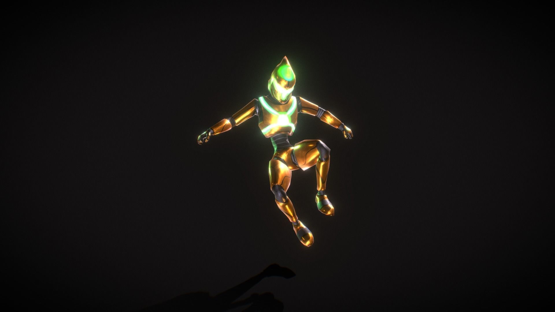 Legendary Robot - Free Low Poly 3d model Free low-poly 3D model_7