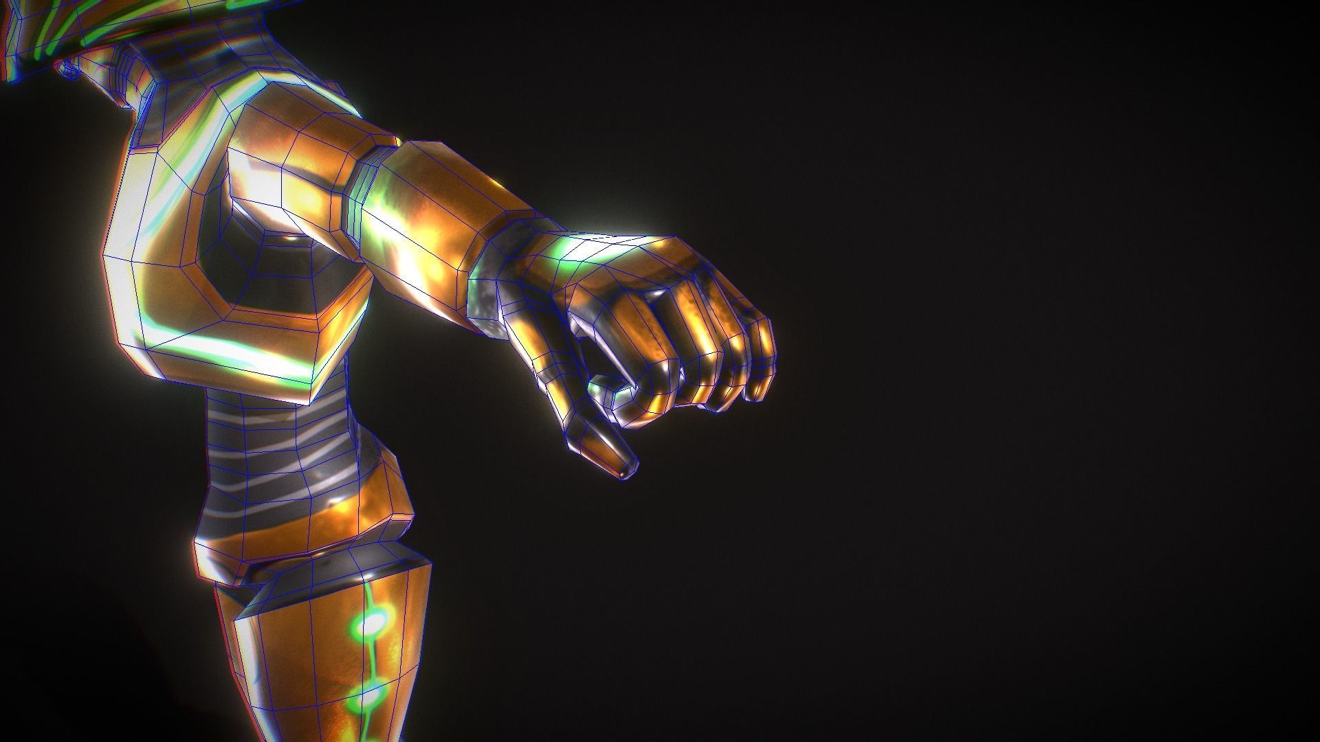 Legendary Robot - Free Low Poly 3d model Free low-poly 3D model_21
