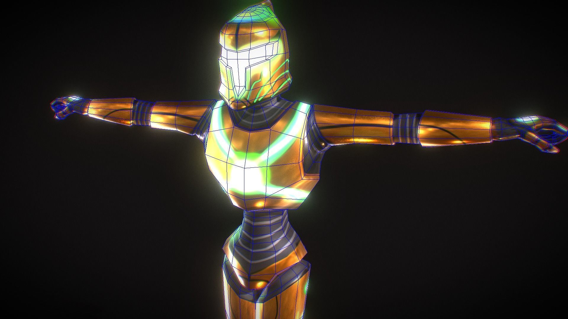 Legendary Robot - Free Low Poly 3d model Free low-poly 3D model_20