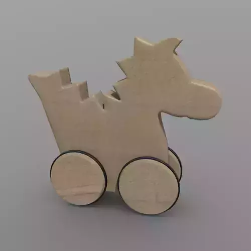 Wooden Dragon Toy