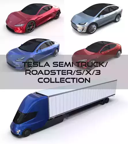 Tesla Pack Semi Roadster Model S X 3