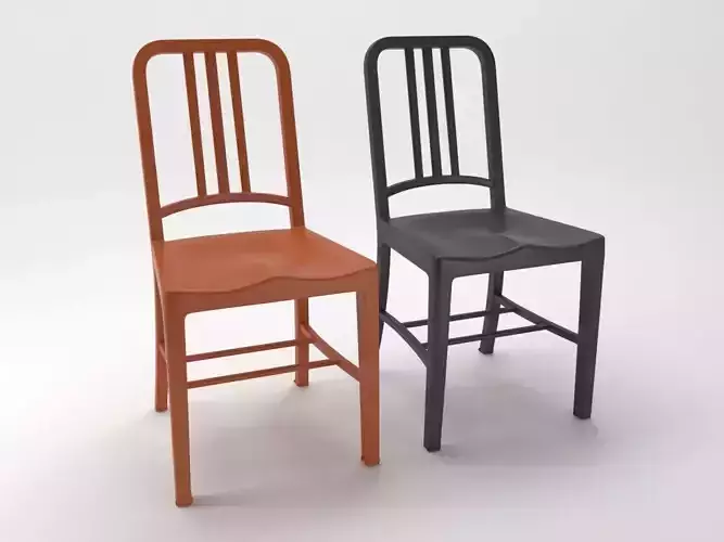 navy chairs coloured