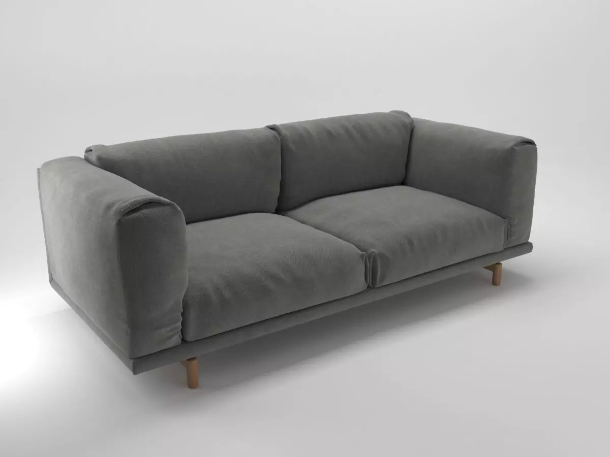 mutto rest sofa 3D model_0