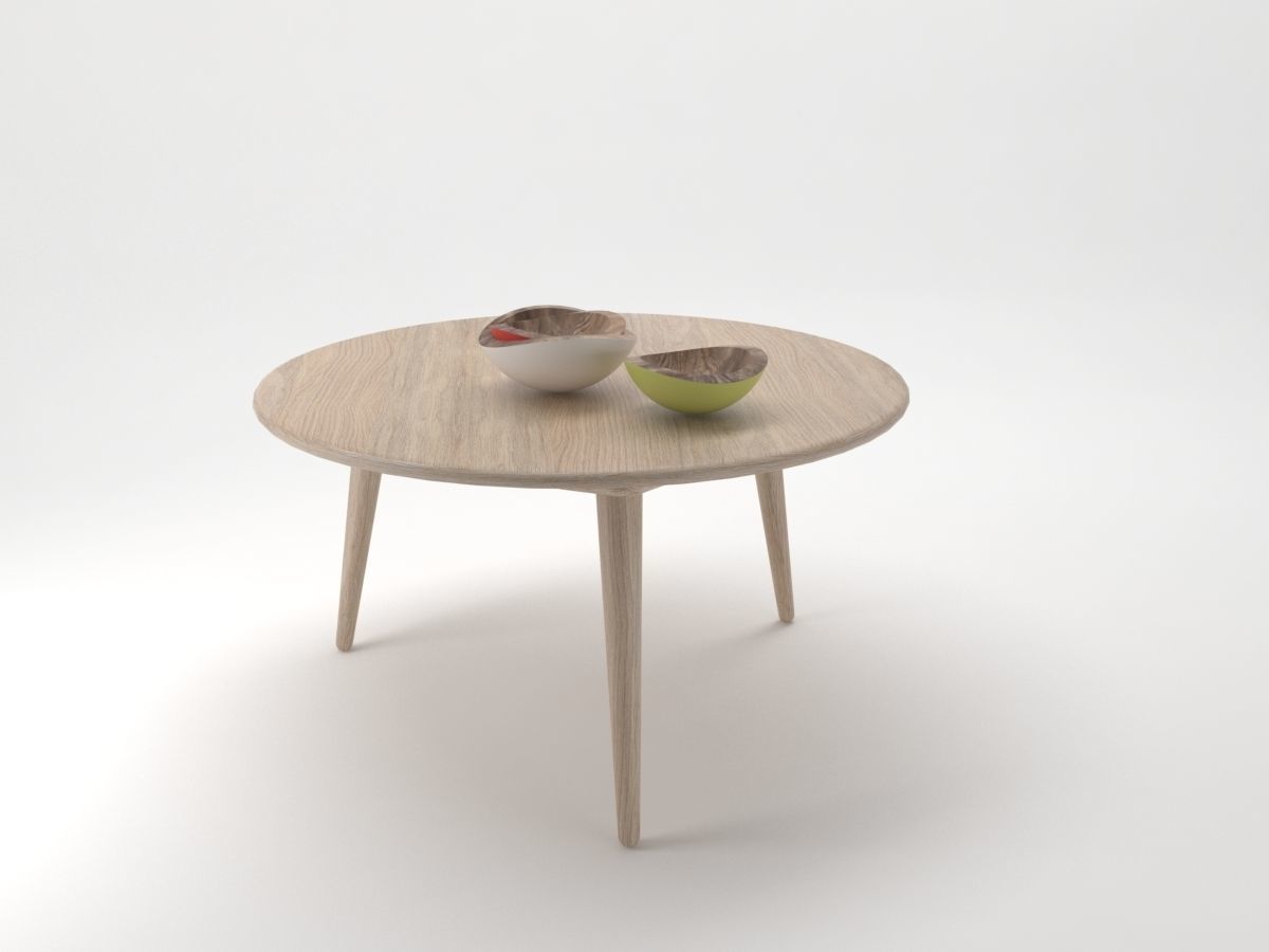 Carl Hansen and Son Coffee Table 3D model_1