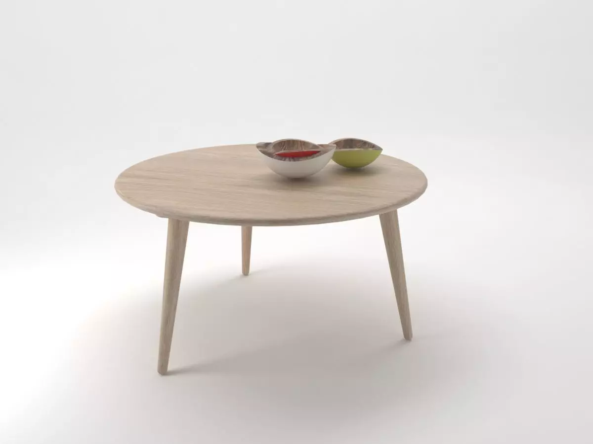 Carl Hansen and Son Coffee Table 3D model_0