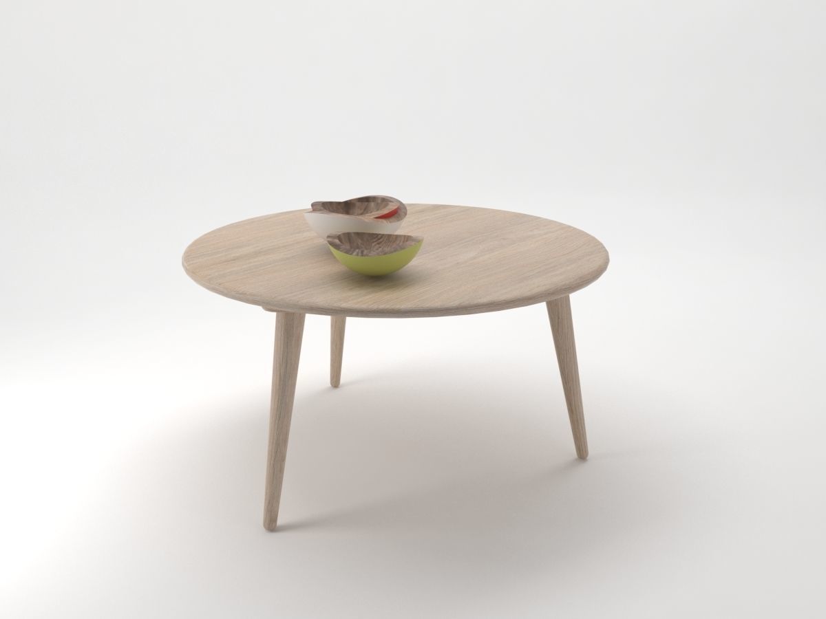 Carl Hansen and Son Coffee Table 3D model_2