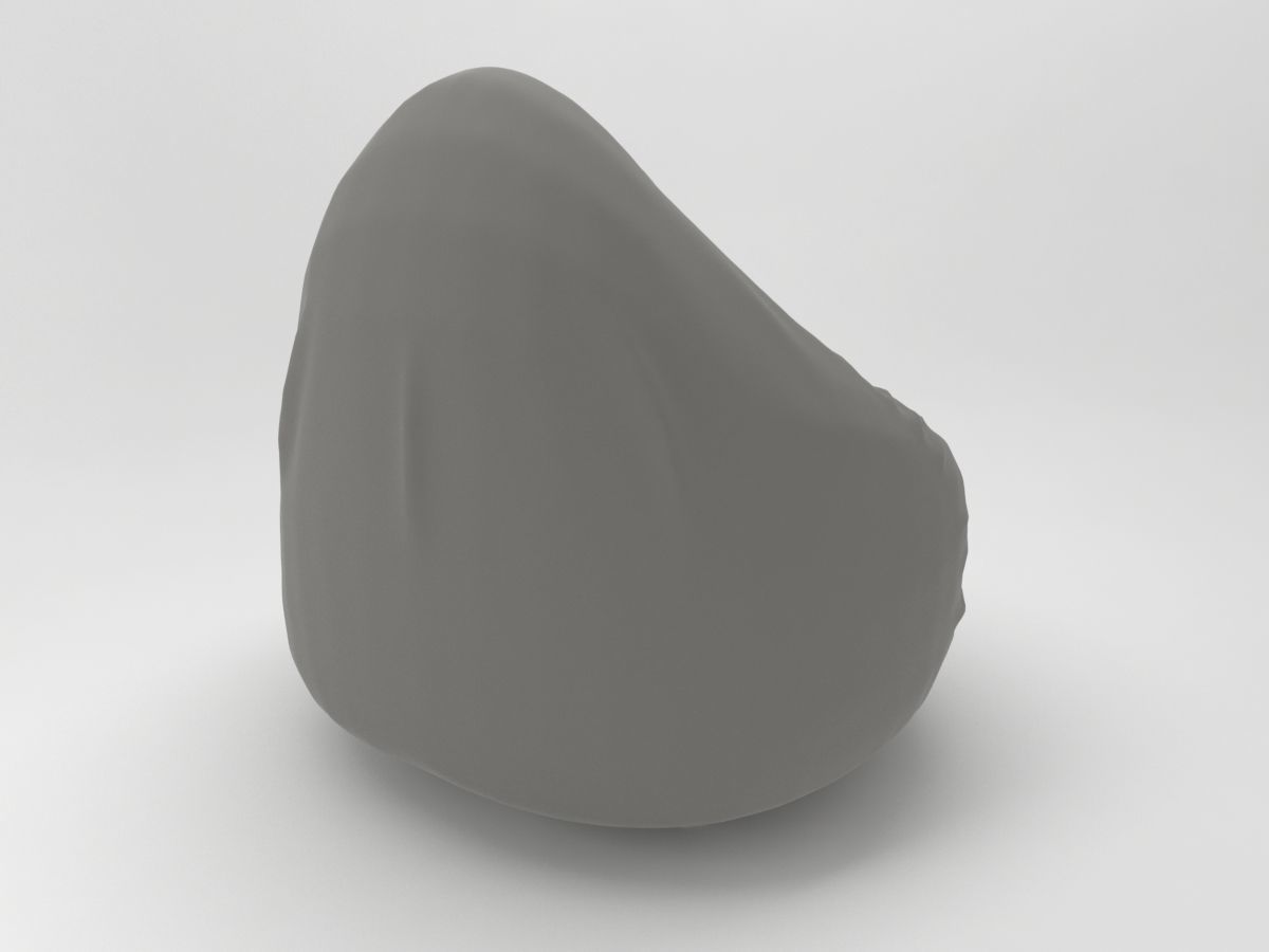 bean bag 3D model_2