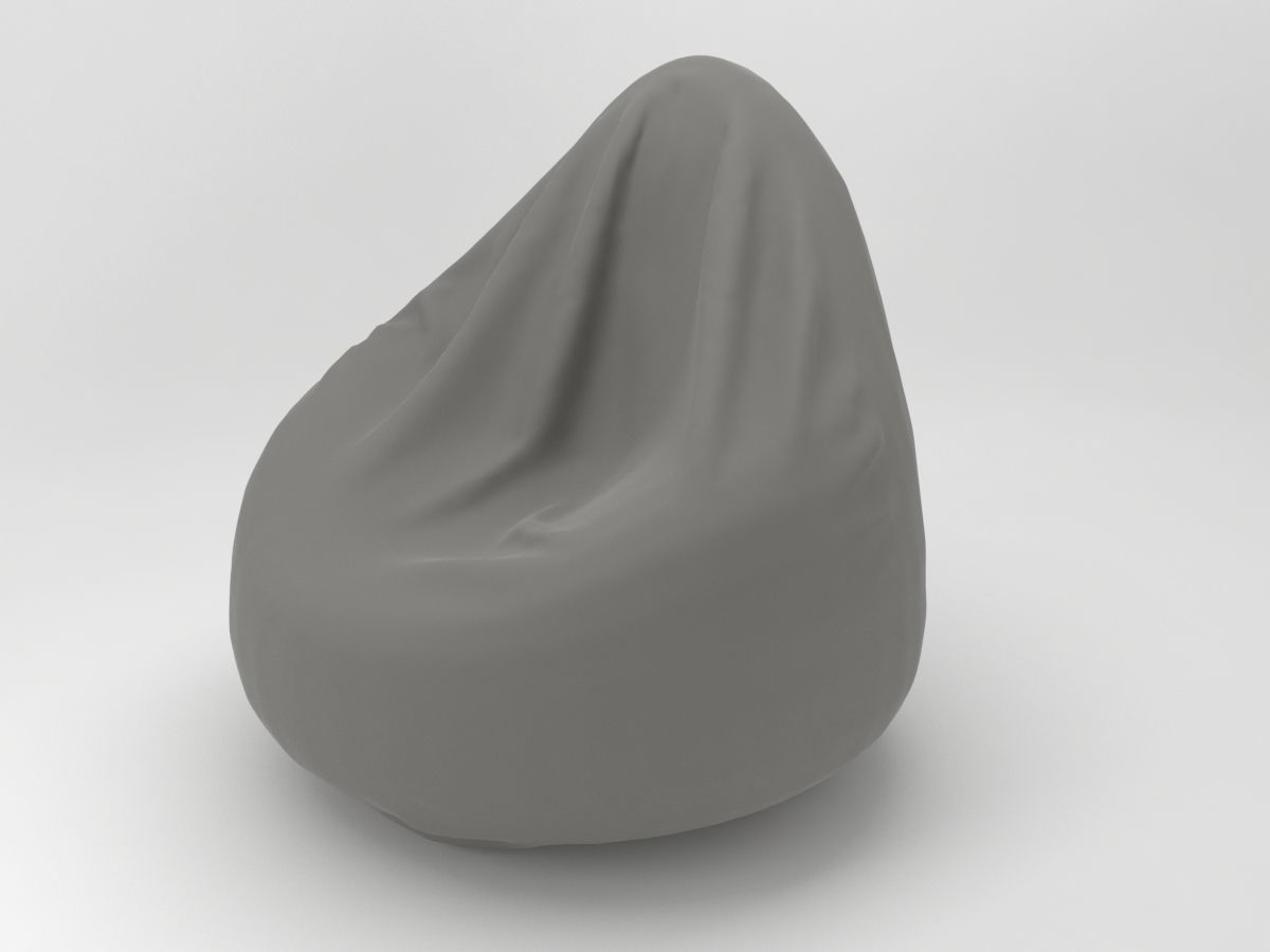 bean bag 3D model_4