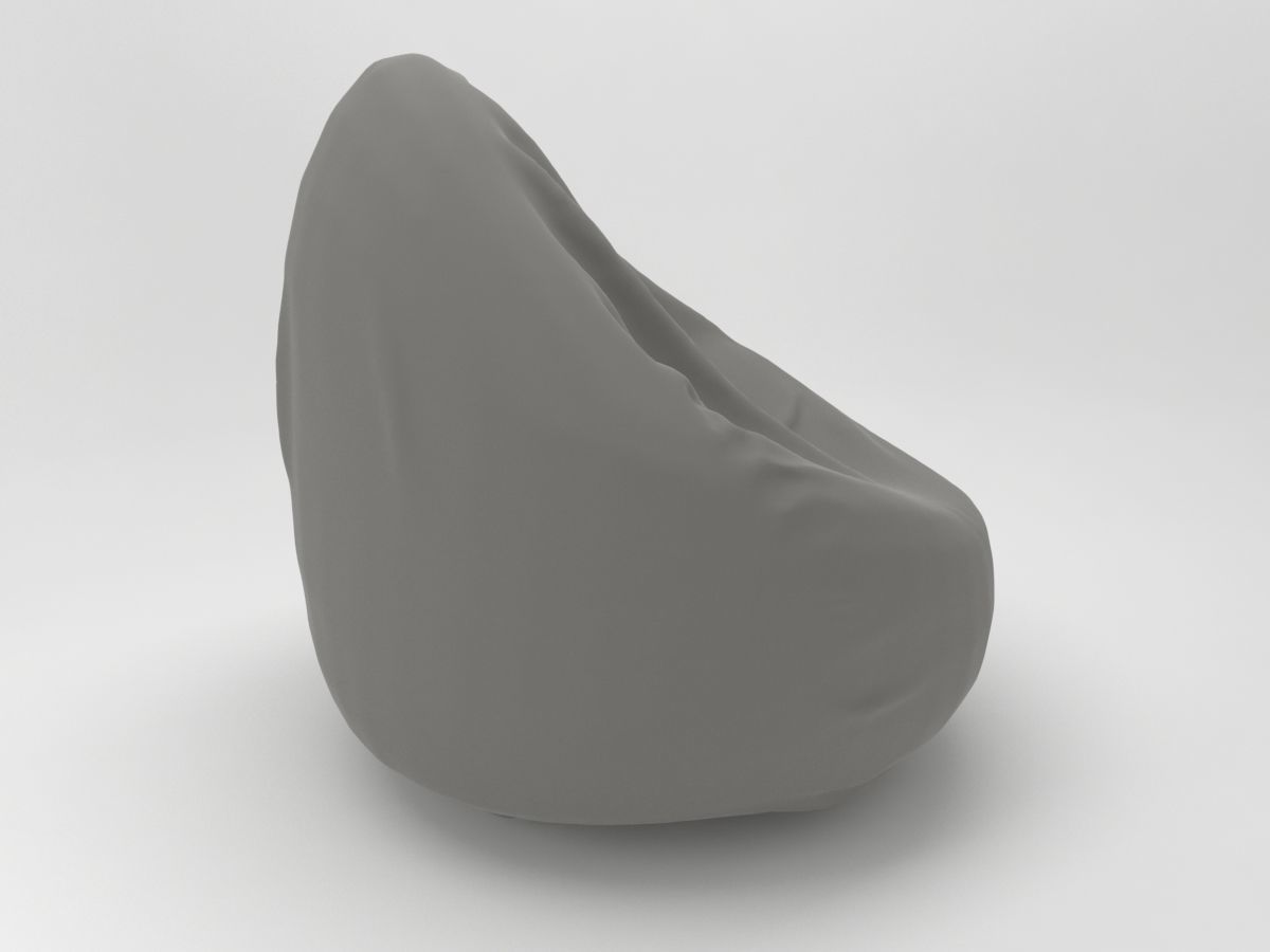 bean bag 3D model_1