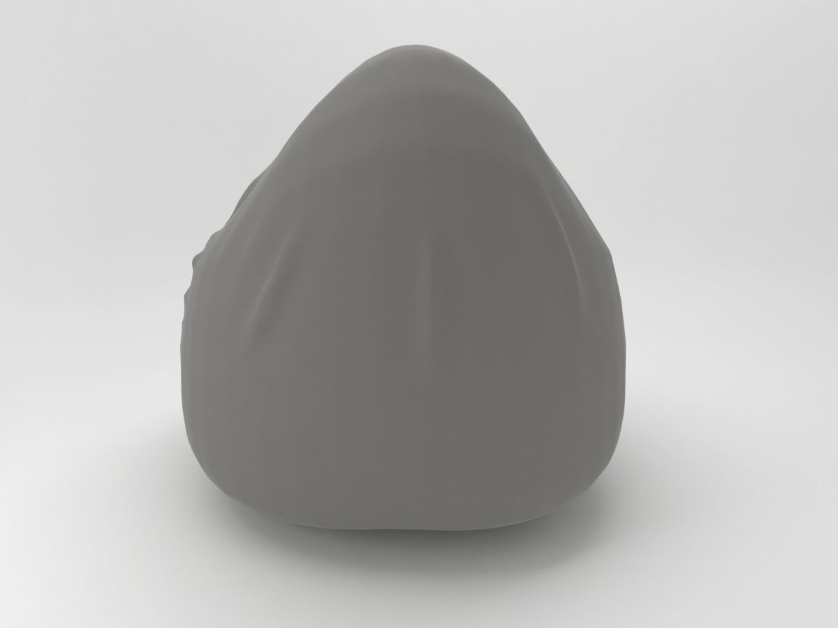 bean bag 3D model_3