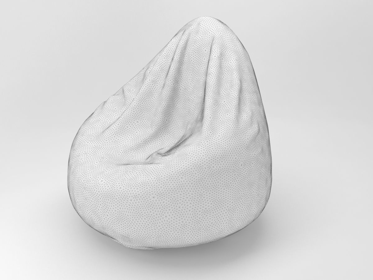 bean bag 3D model_5