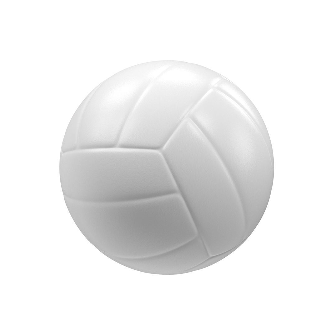 Volleyball ball  Low-poly 3D model_8