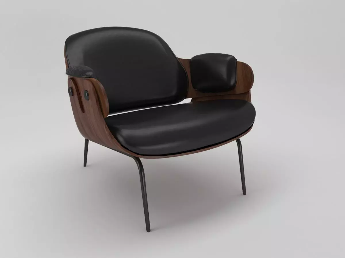 barcelona low lounger 3D model