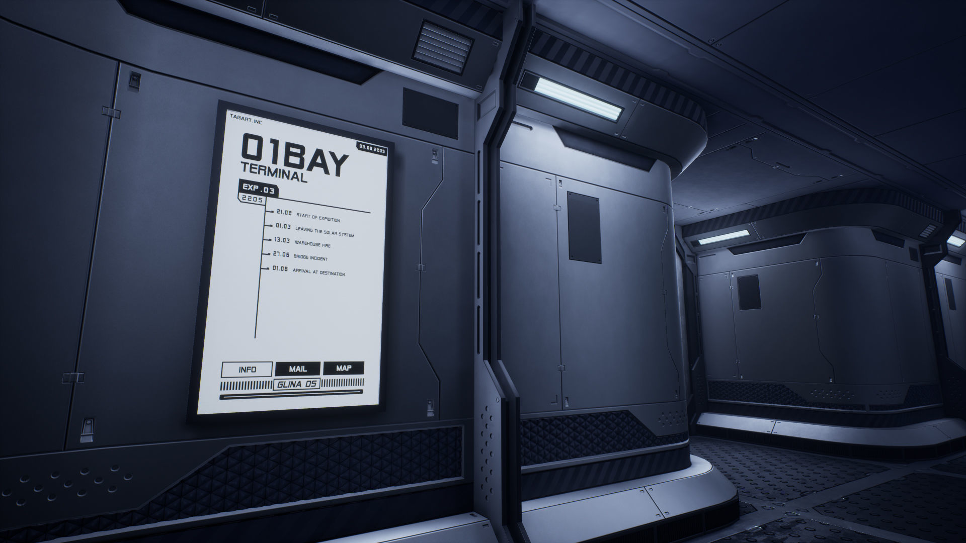 Modular Sci-Fi Environment Low-poly 3D model_2
