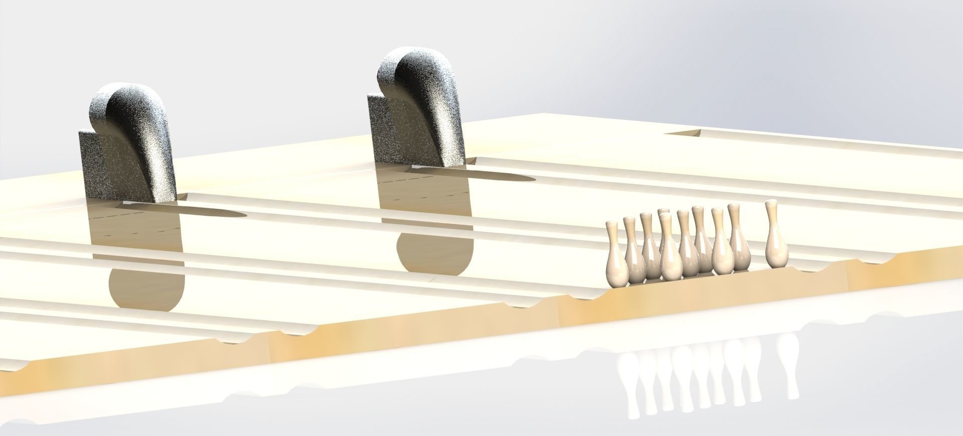 Bowling Alley Simulation 3D model_5