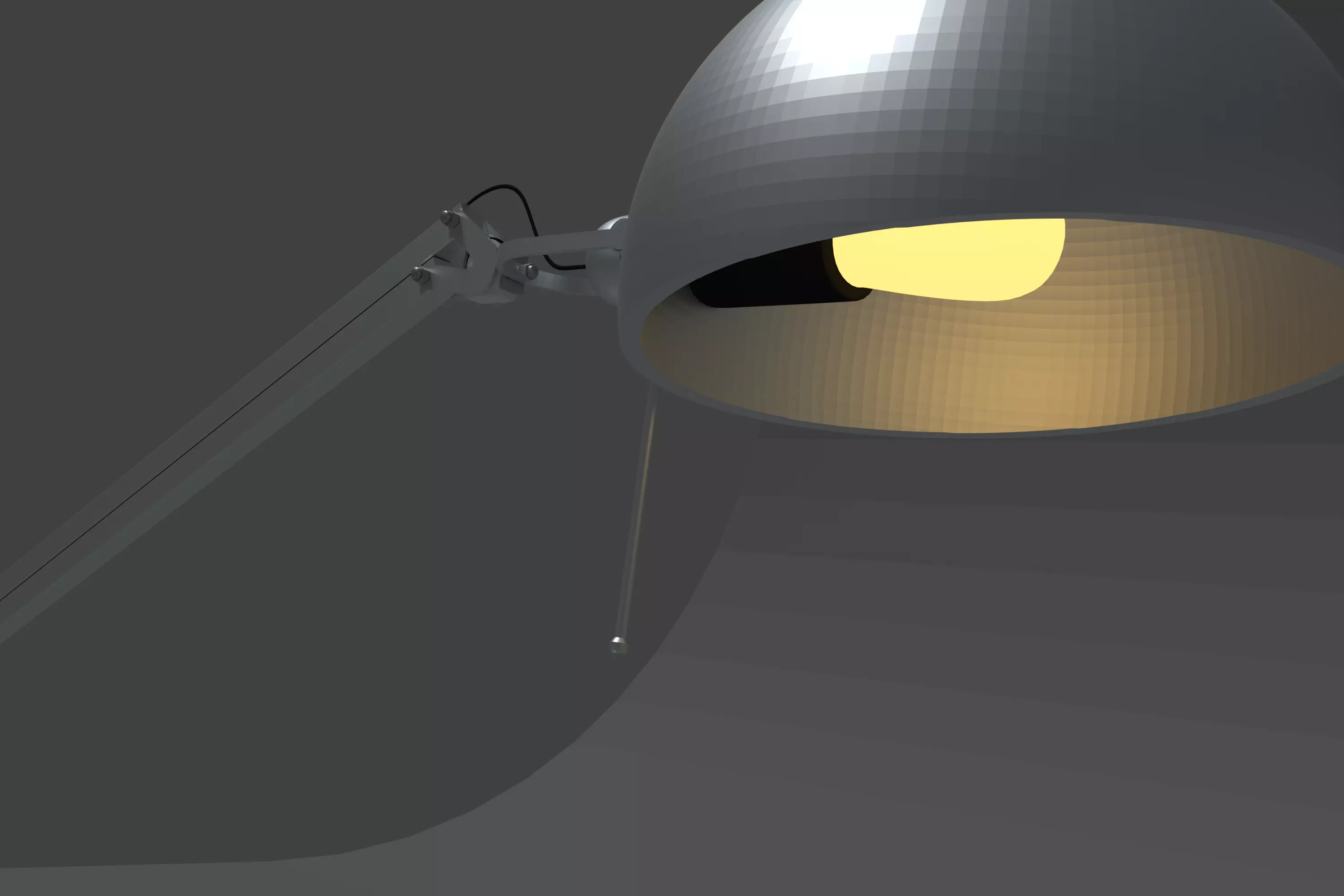 Desk Lamp 3D Model Low-poly 3D model