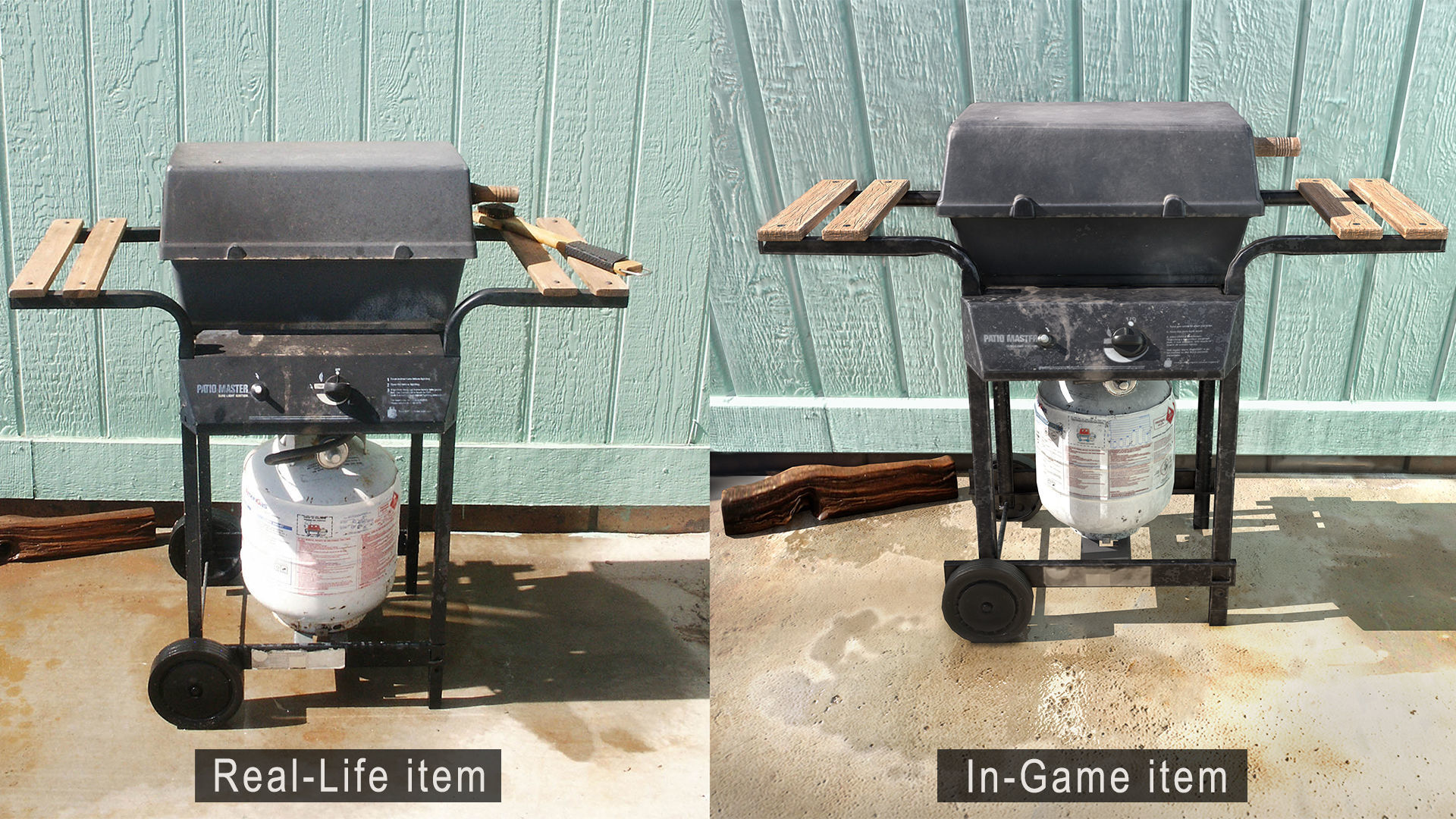 BBQ Grill  Low-poly 3D model_2