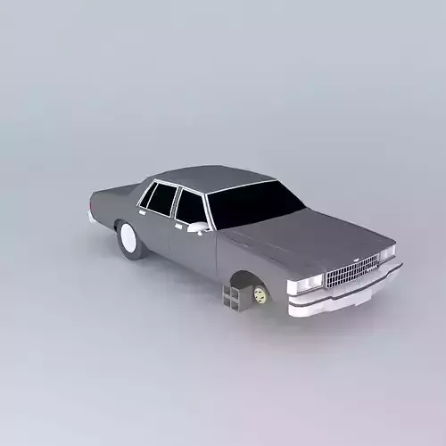 3 Wheel Caprice Free 3D model