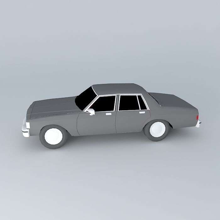 3 Wheel Caprice Free 3D model_2