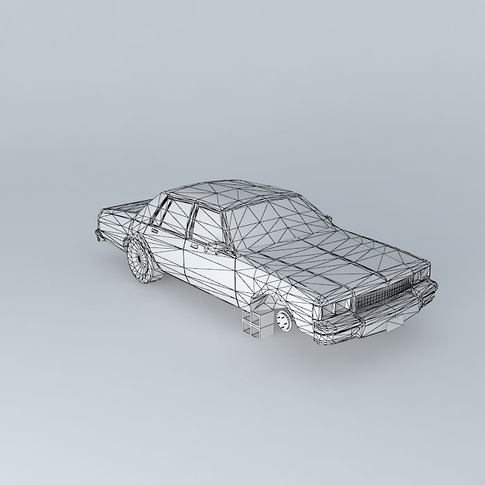 3 Wheel Caprice Free 3D model_3
