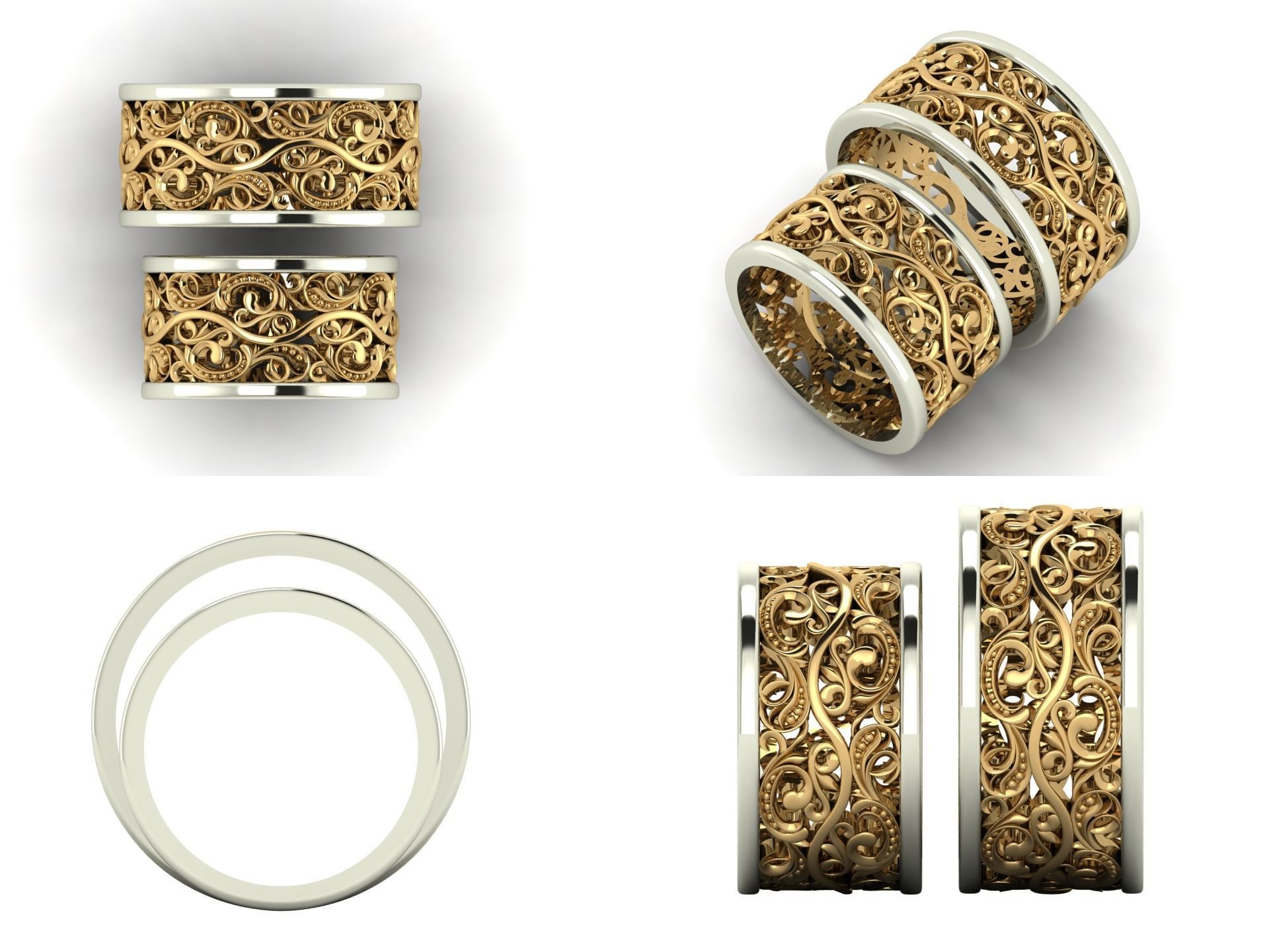 Ring pk 30 3D print model_5