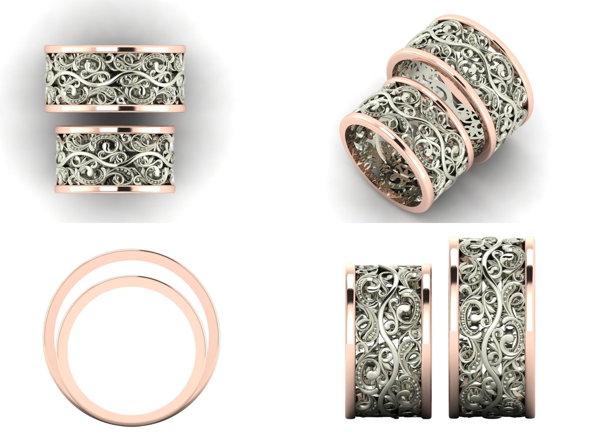 Ring pk 30 3D print model_4