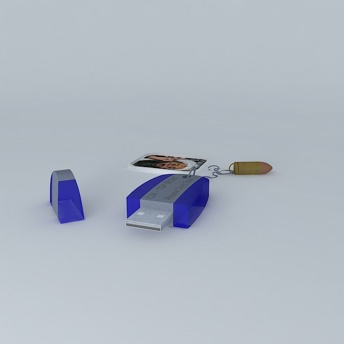 CIA Memory Stick Free 3D model_1