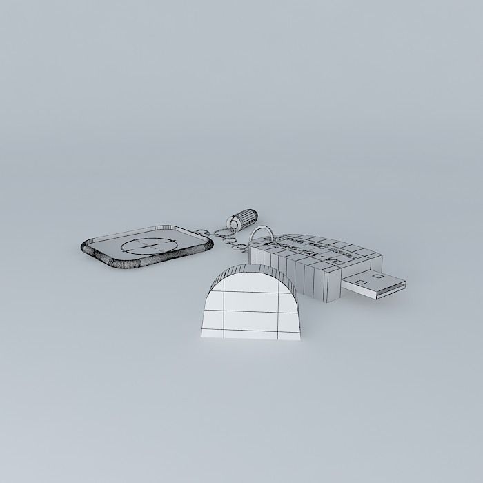 CIA Memory Stick Free 3D model_4