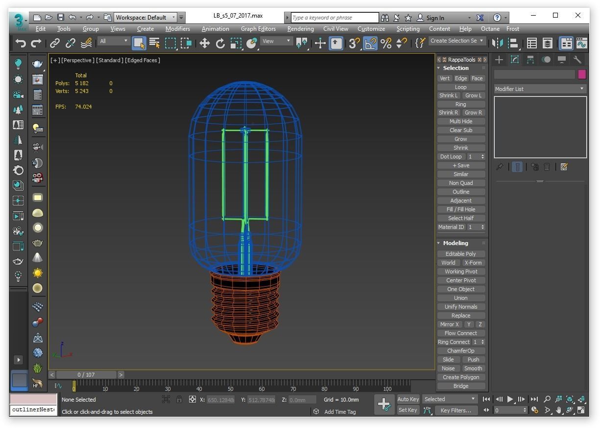 Light bulb 07 3D model_16