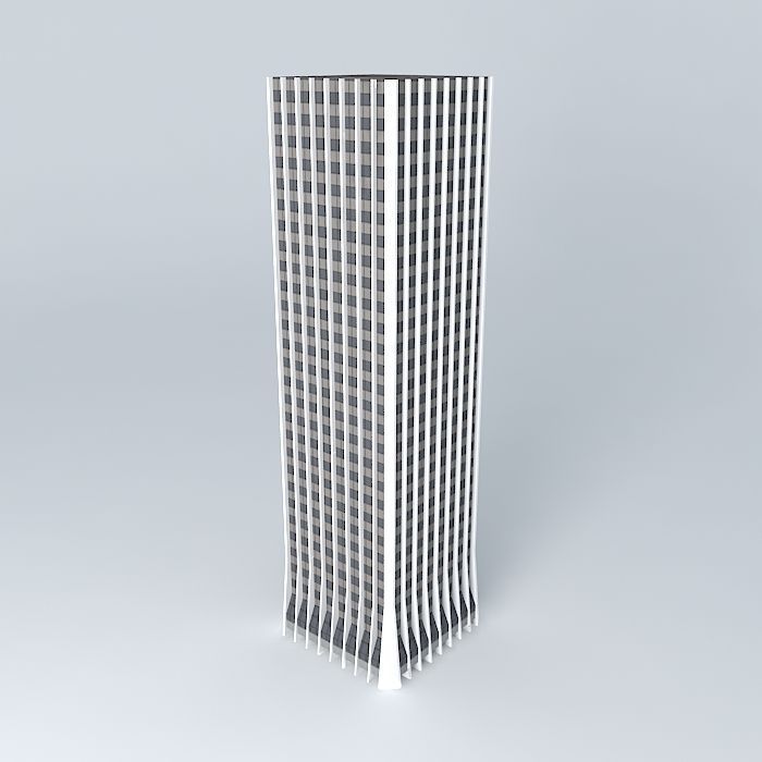 Wells Fargo Center Free 3D model_1