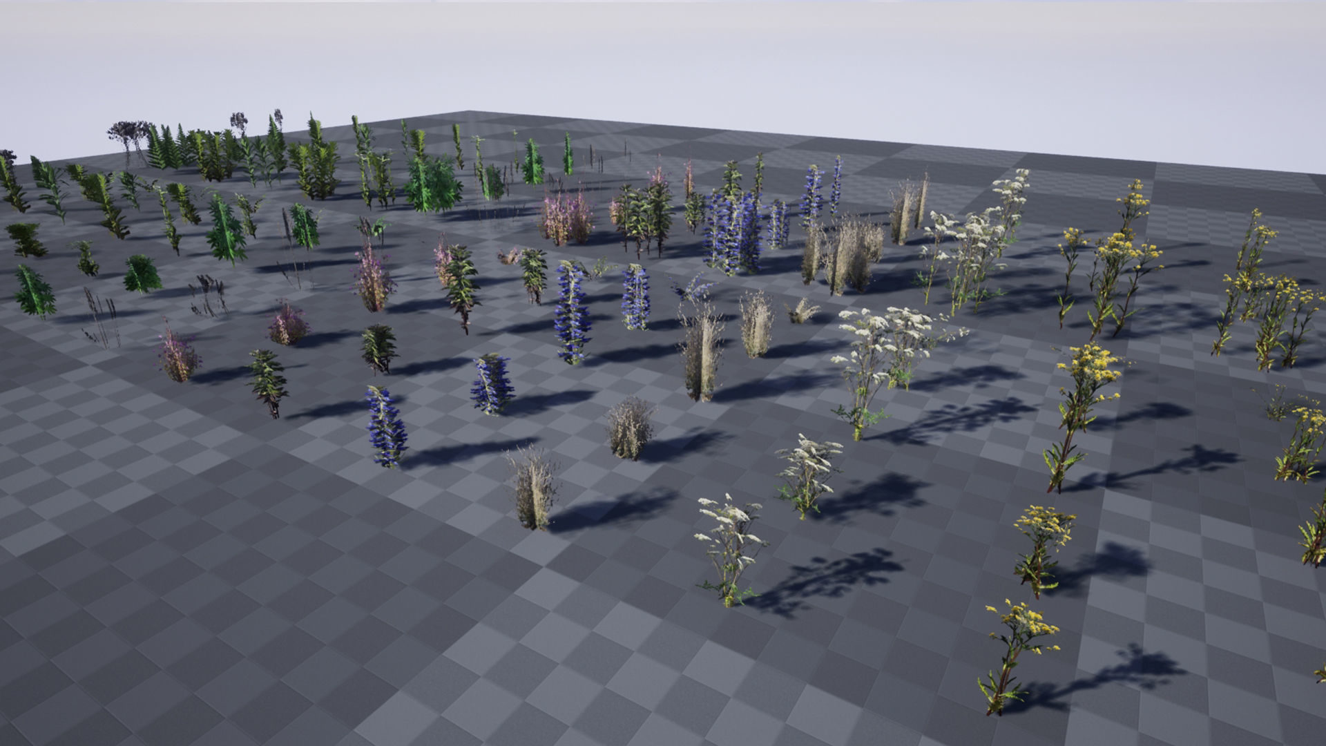 Vegetation Pack I 135 Variations Low-poly 3D model_3