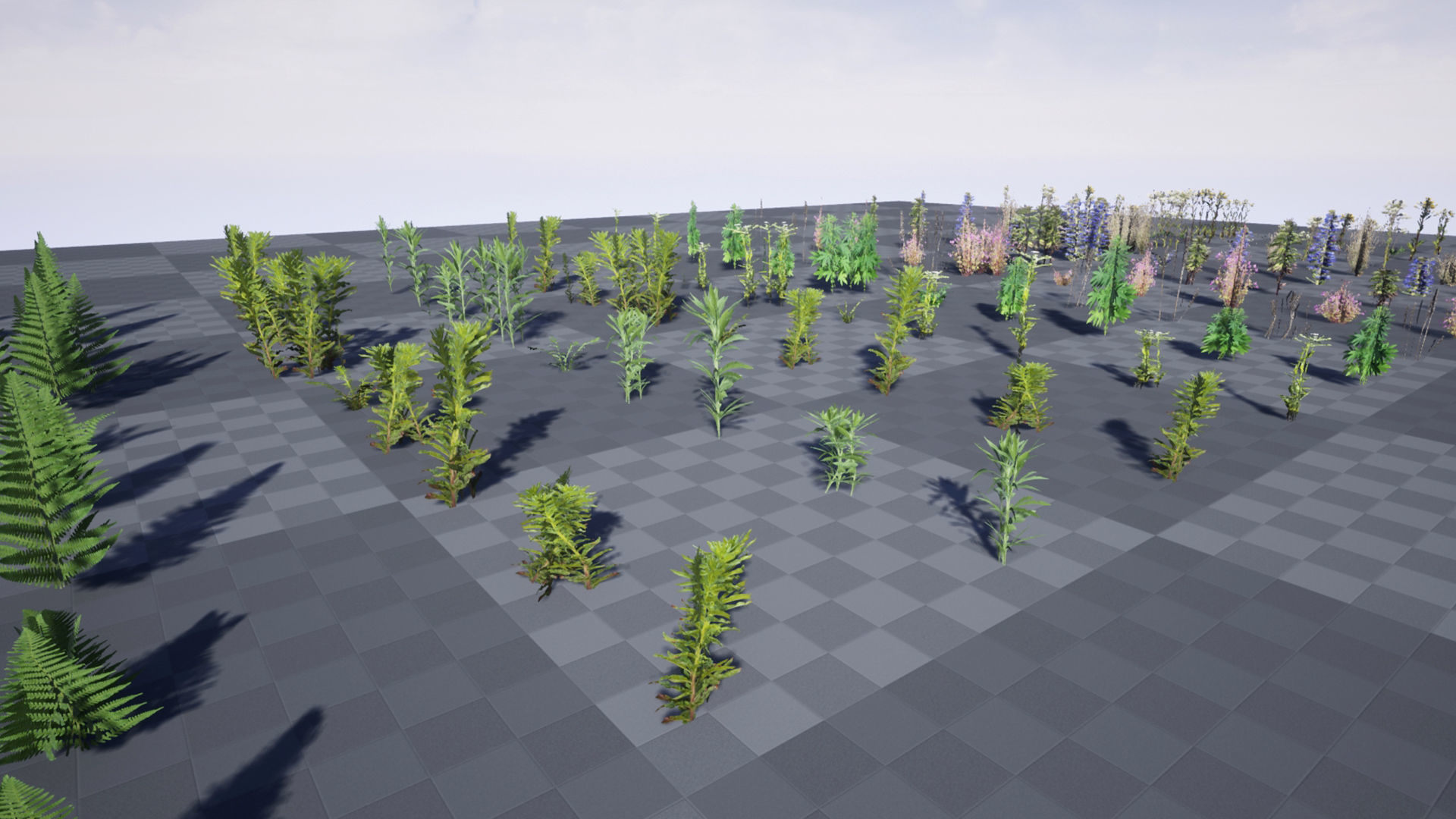 Vegetation Pack I 135 Variations Low-poly 3D model_1