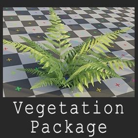 Vegetation Pack I 135 Variations Low-poly 3D model_10