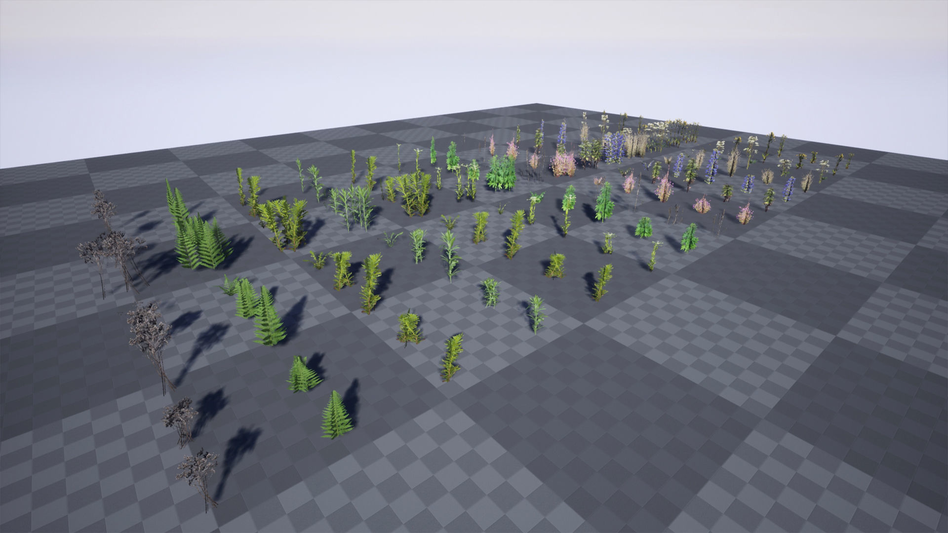 Vegetation Pack I 135 Variations Low-poly 3D model_2