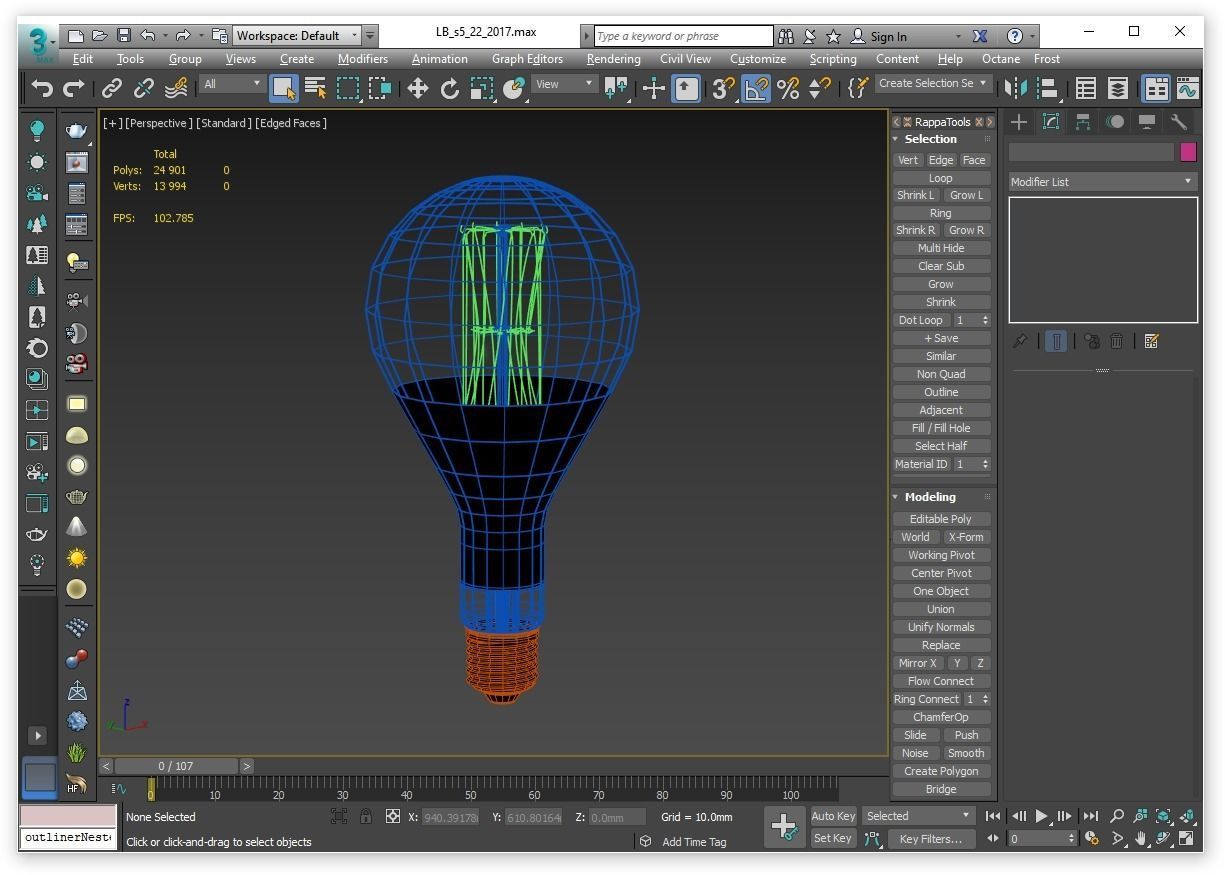 Light bulb 22 3D model_16