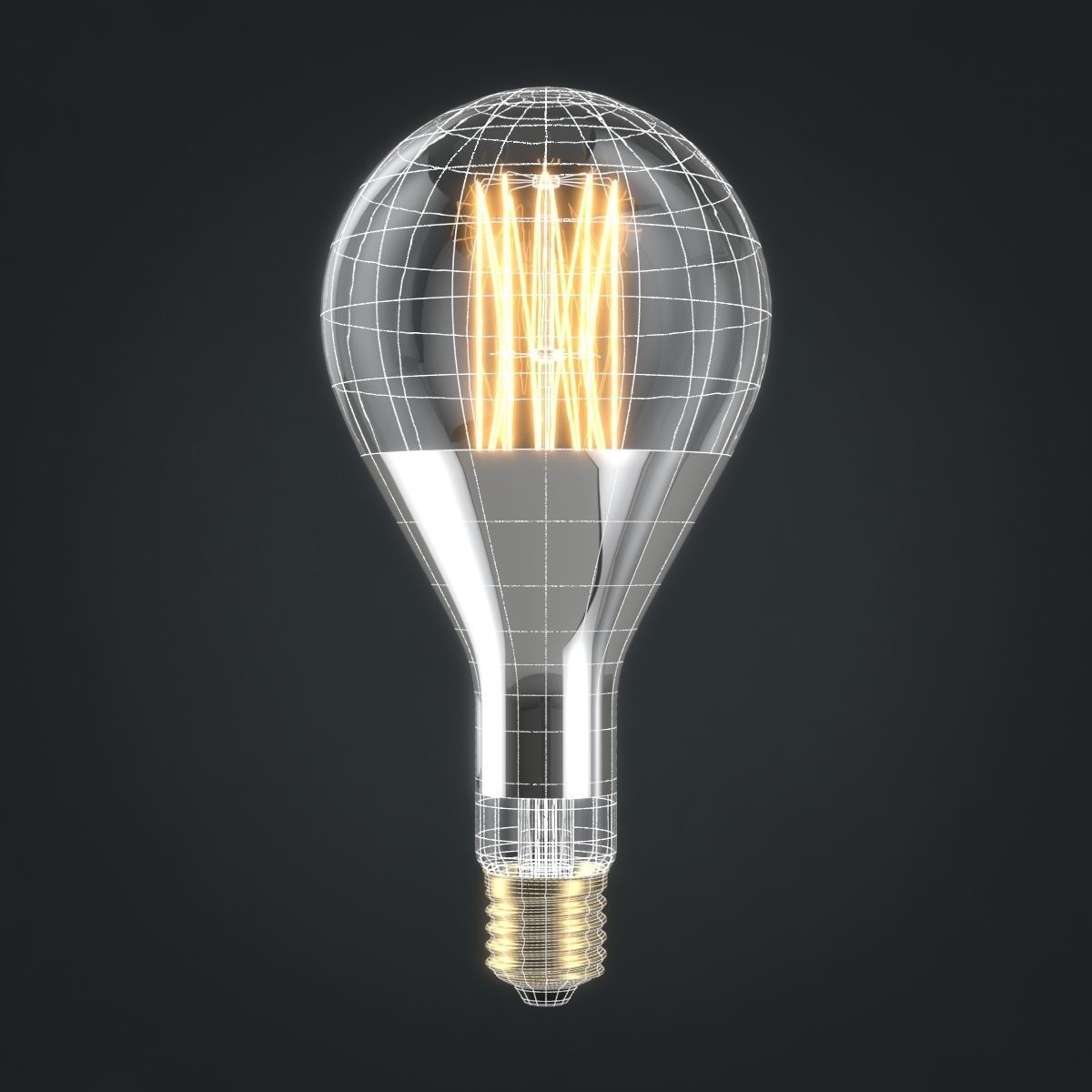 Light bulb 22 3D model_4