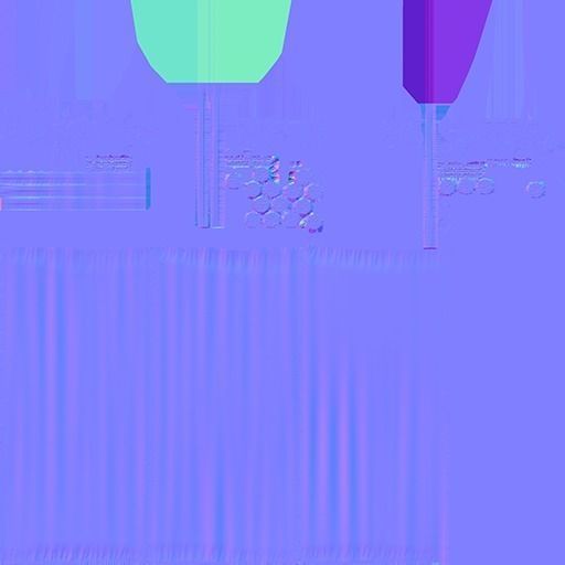 Medical Room Divider Low-poly 3D model_4