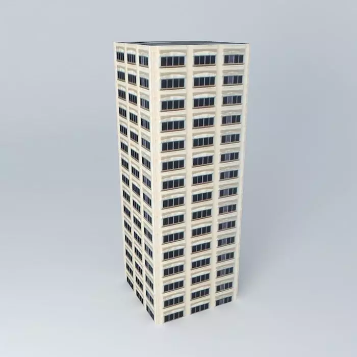 Building  Central Town Free 3D model_0