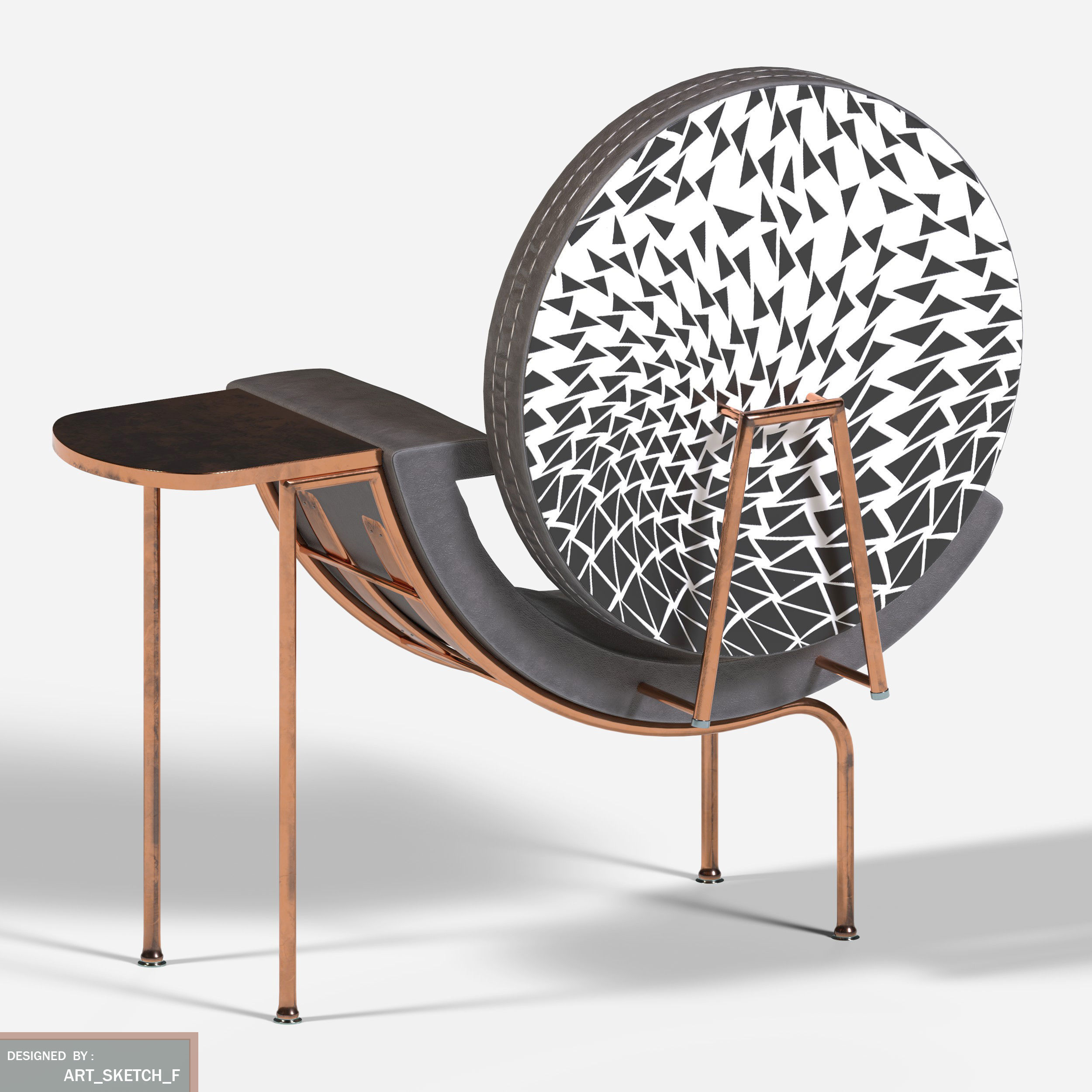 CLASSICS MOON LC7 Low-poly 3D model_1