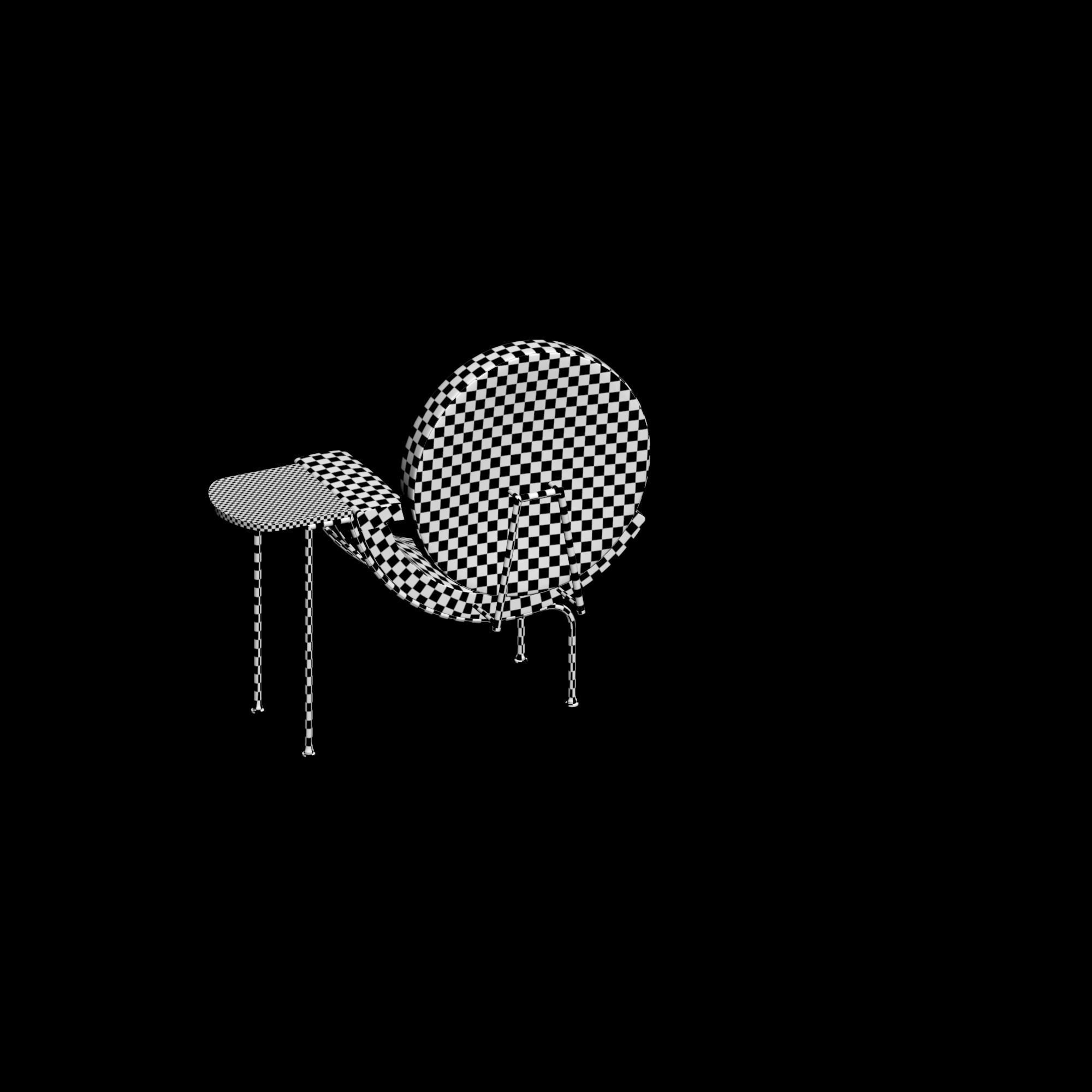 CLASSICS MOON LC7 Low-poly 3D model_7