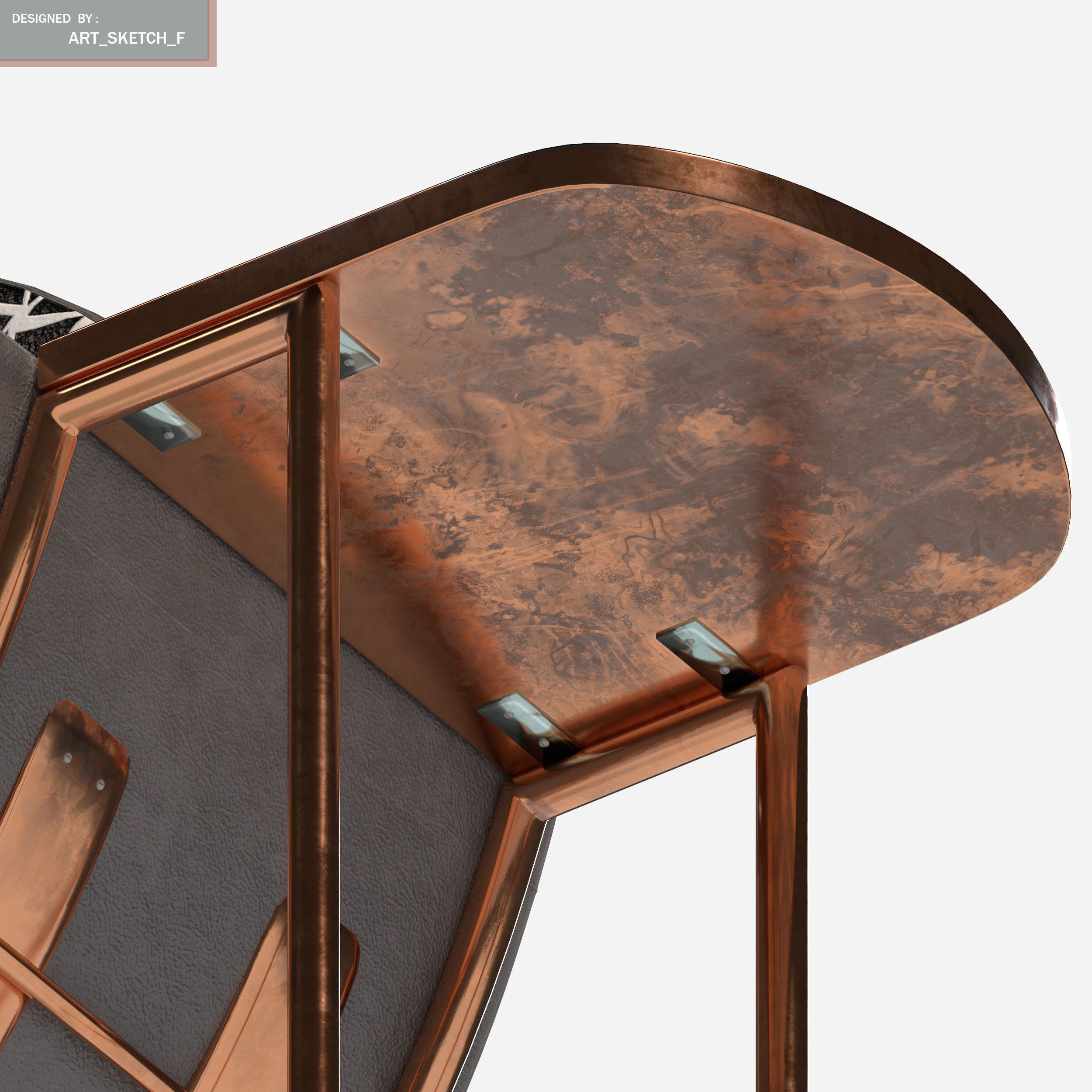 CLASSICS MOON LC7 Low-poly 3D model_2