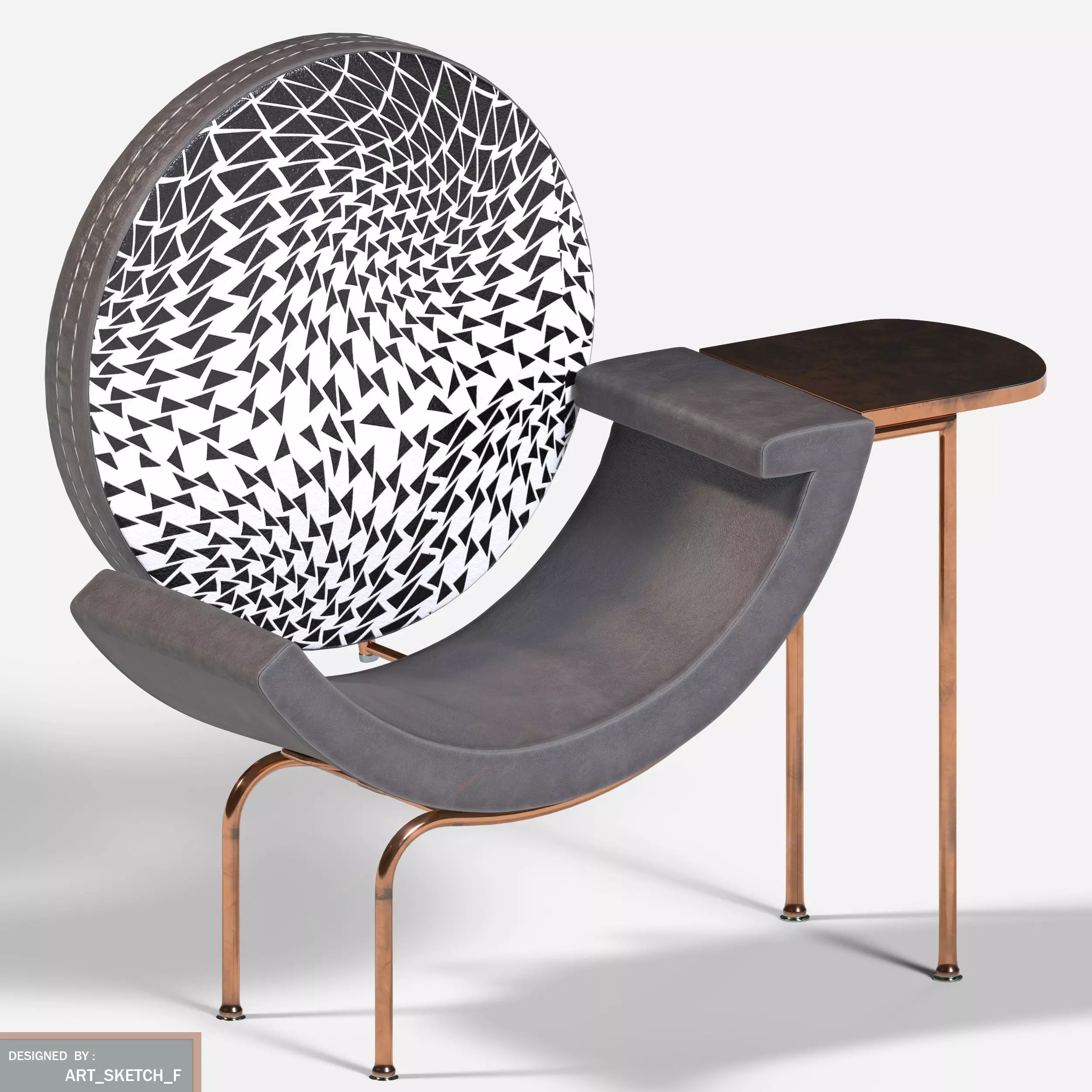 CLASSICS MOON LC7 Low-poly 3D model_0