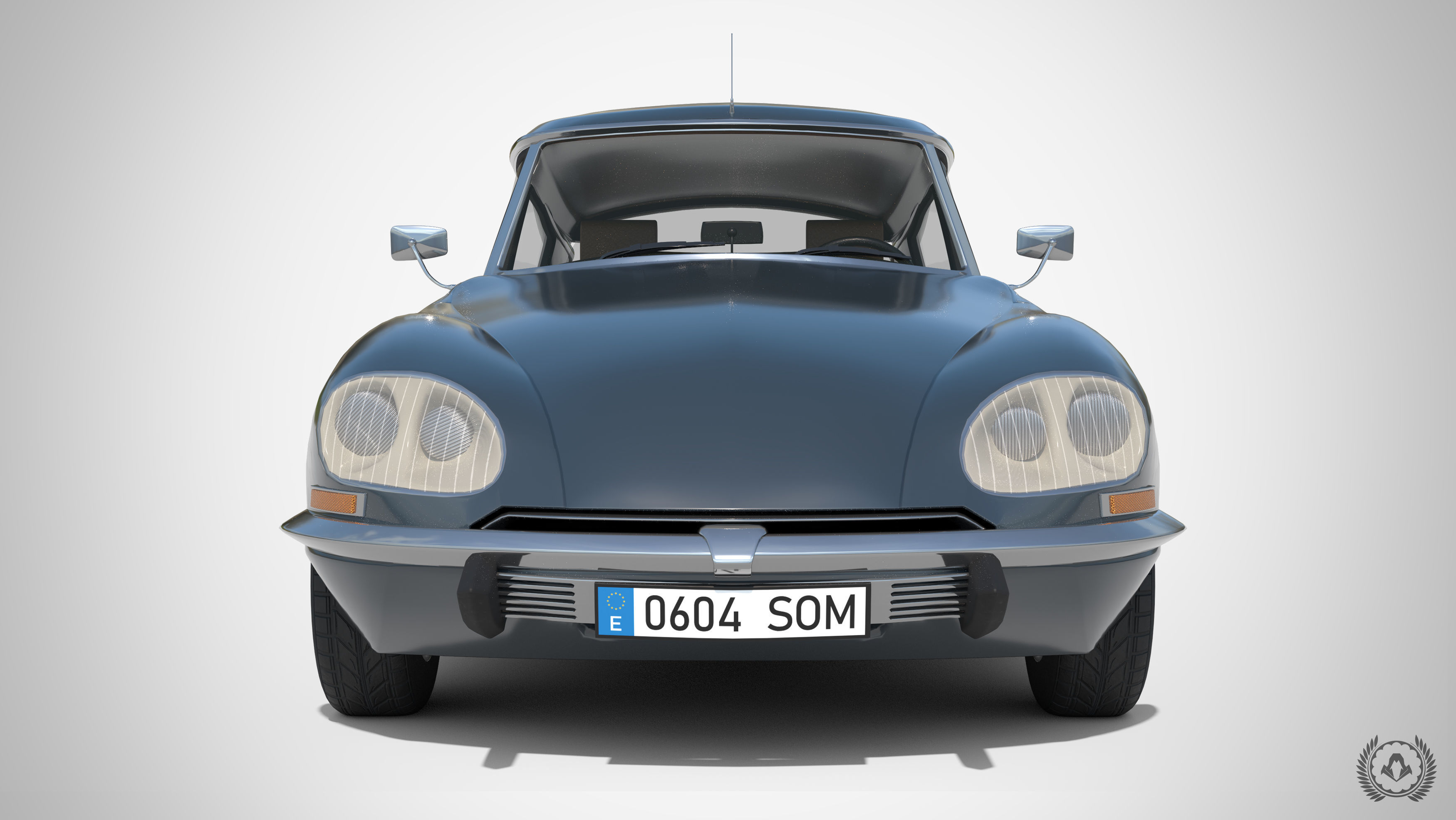 Citroen DS 23 - 1974 3D model_3