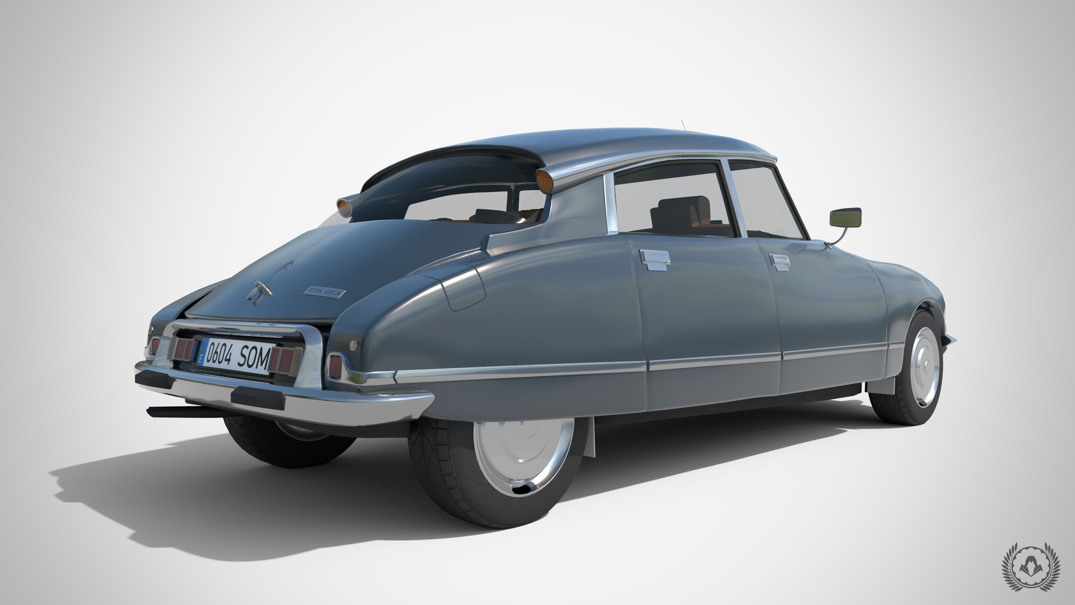 Citroen DS 23 - 1974 3D model_2