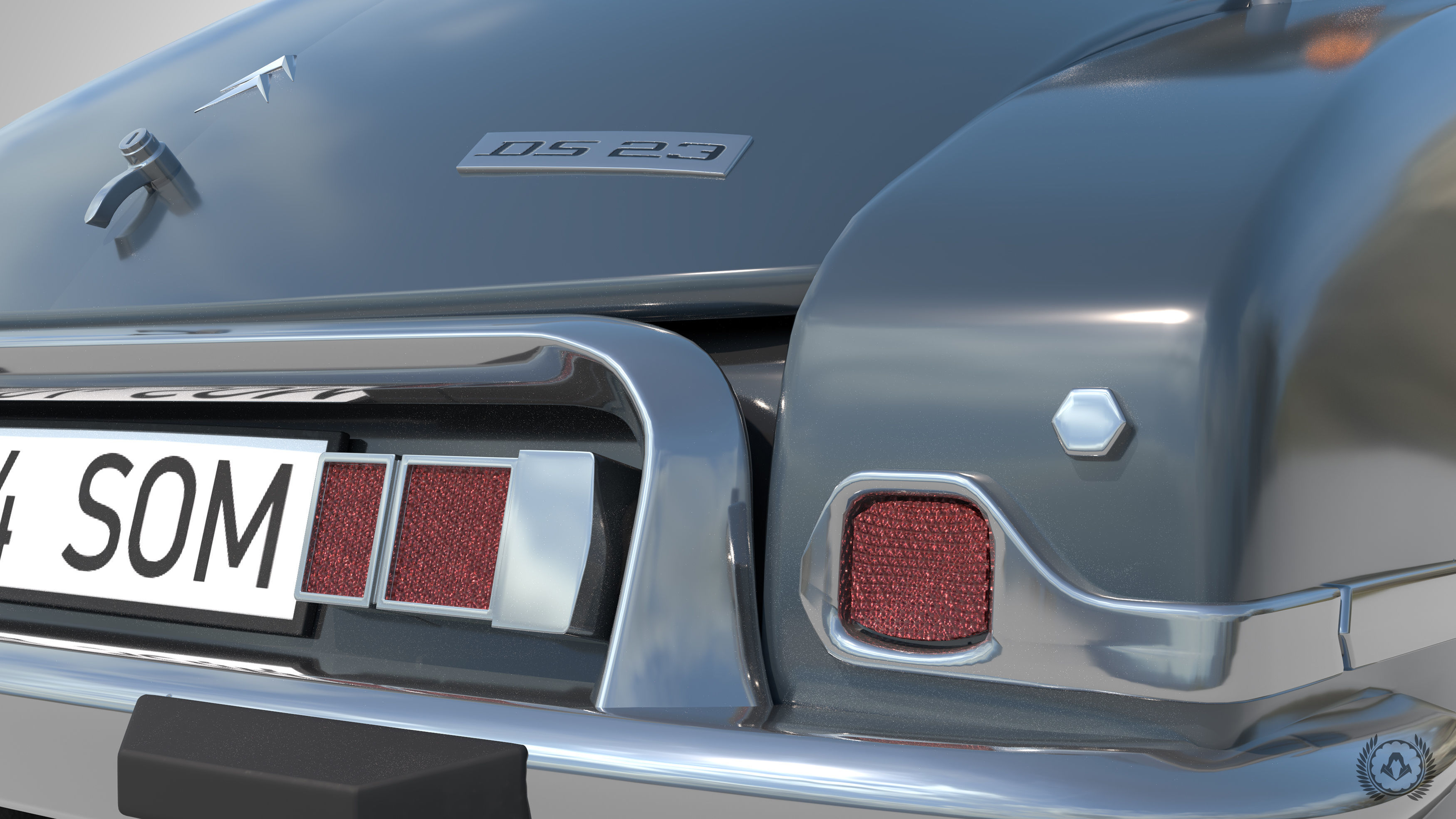 Citroen DS 23 - 1974 3D model_8